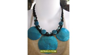 accessories necklaces shells triple pendants chokers